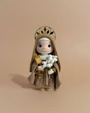 Santa Clara em Crochê | Amigurumi Artesanal de Fé e Proteção