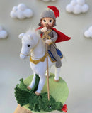 São Jorge Guerreiro da Fé e da Proteção – Amigurumi Sagrado em Crochê | Casa da Promessa