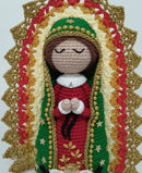 Nossa Senhora de Guadalupe da Mãe Amorosa – Amigurumi Sagrado em Crochê | Casa da Promessa