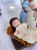 Sagrada Família em Crochê | Amigurumi Artesanal de Fé, Amor e Proteção
