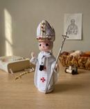 São João Paulo II em Crochê | Amigurumi Artesanal de Fé e Inspiração