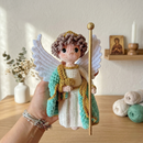 Arcanjo Rafael em Crochê | Amigurumi Artesanal de Cura, Proteção e Fé