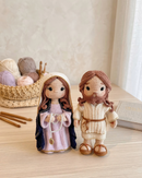 Jesus e Maria em Crochê | Amigurumi Artesanal de Fé