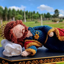 São José Dormindo em Crochê | Amigurumi Artesanal de Confiança e Proteção