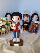Quarteto da Fé Moderna e Eterna – Amigurumis Sagrados em Crochê | Santa Arte